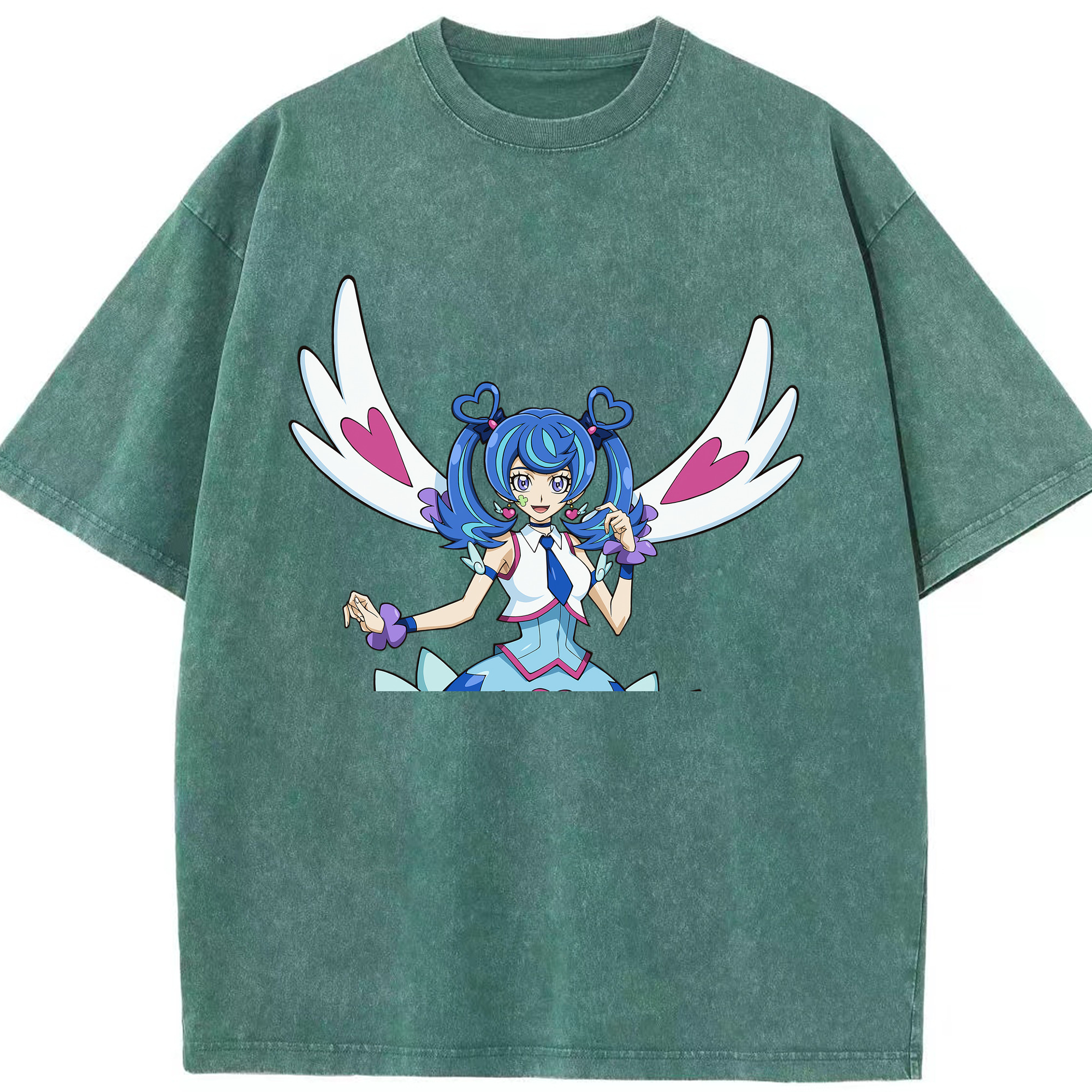 （画像用） 遊☆戯☆王 Yu-Gi-Oh! 綿100% ヴィンテージ風 半袖Tシャツ（フロントプリント）